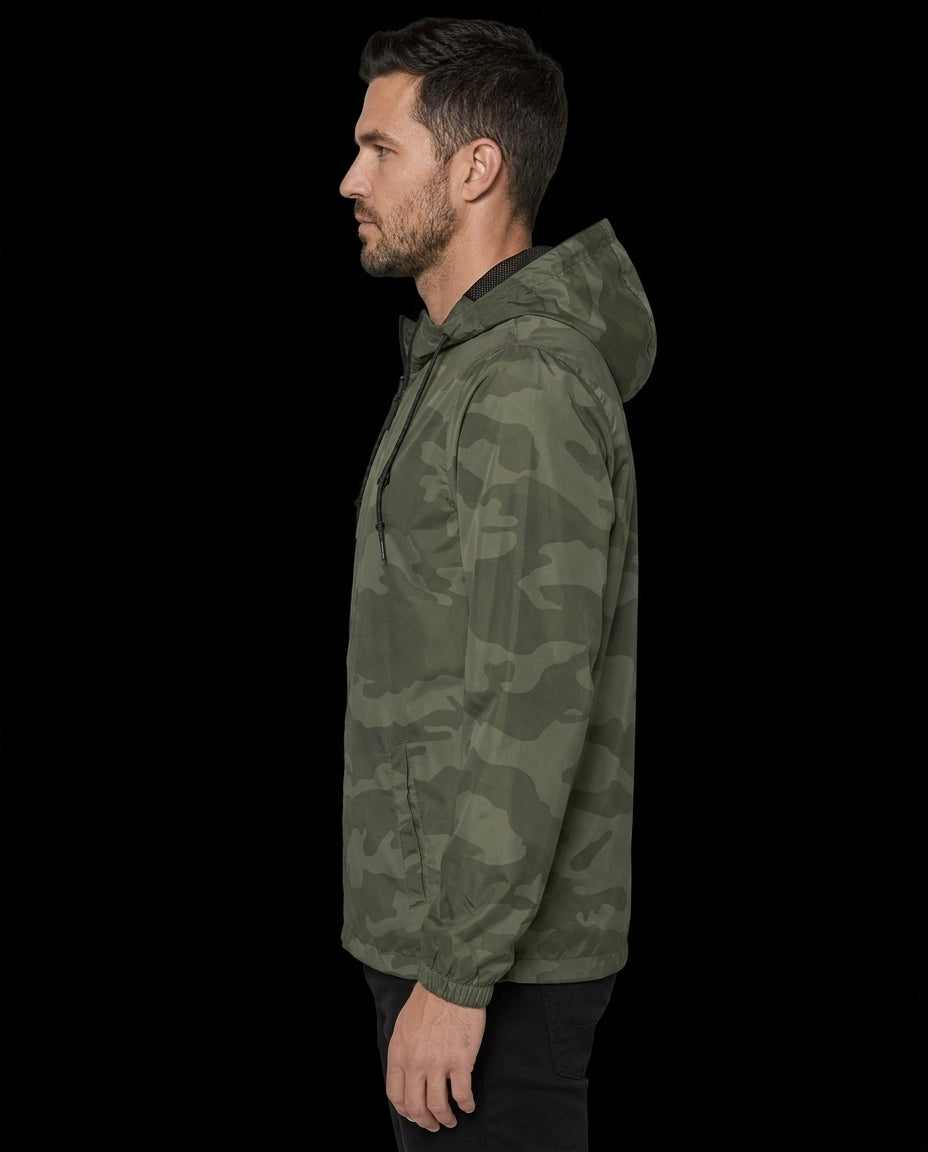 NEEDS SAMPLING - Ultralight Windbreaker Forest Camo