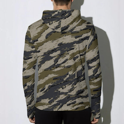 All-Over Print Men's Sunscreen Sports Hoodie With Thumb Holes