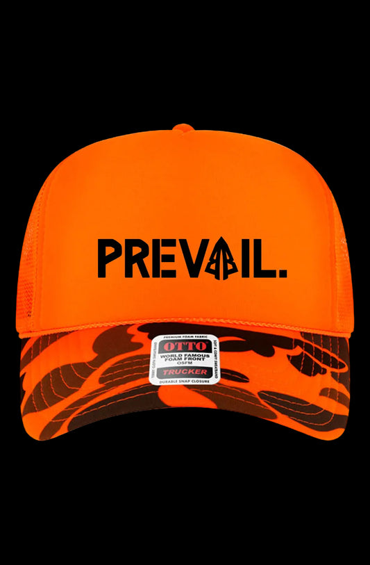 5 Panel Neon Orange Camo