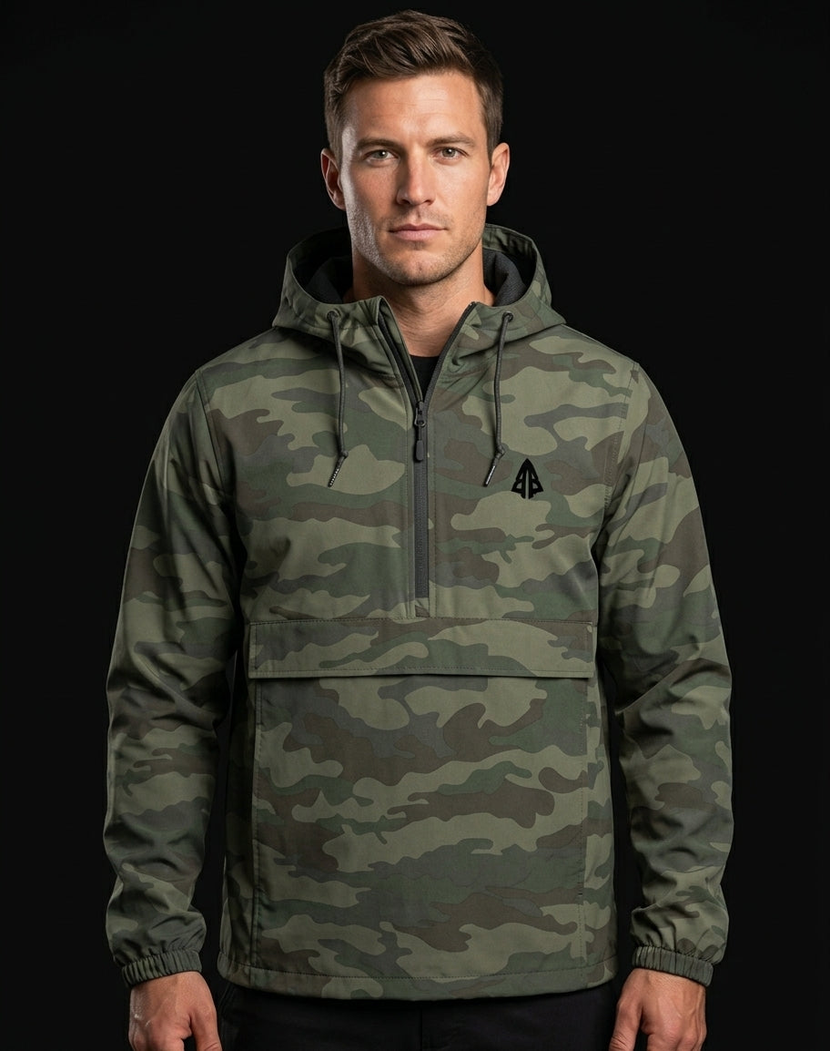 NEED SAMPLING Defender Anorak Jacket Forest Camo