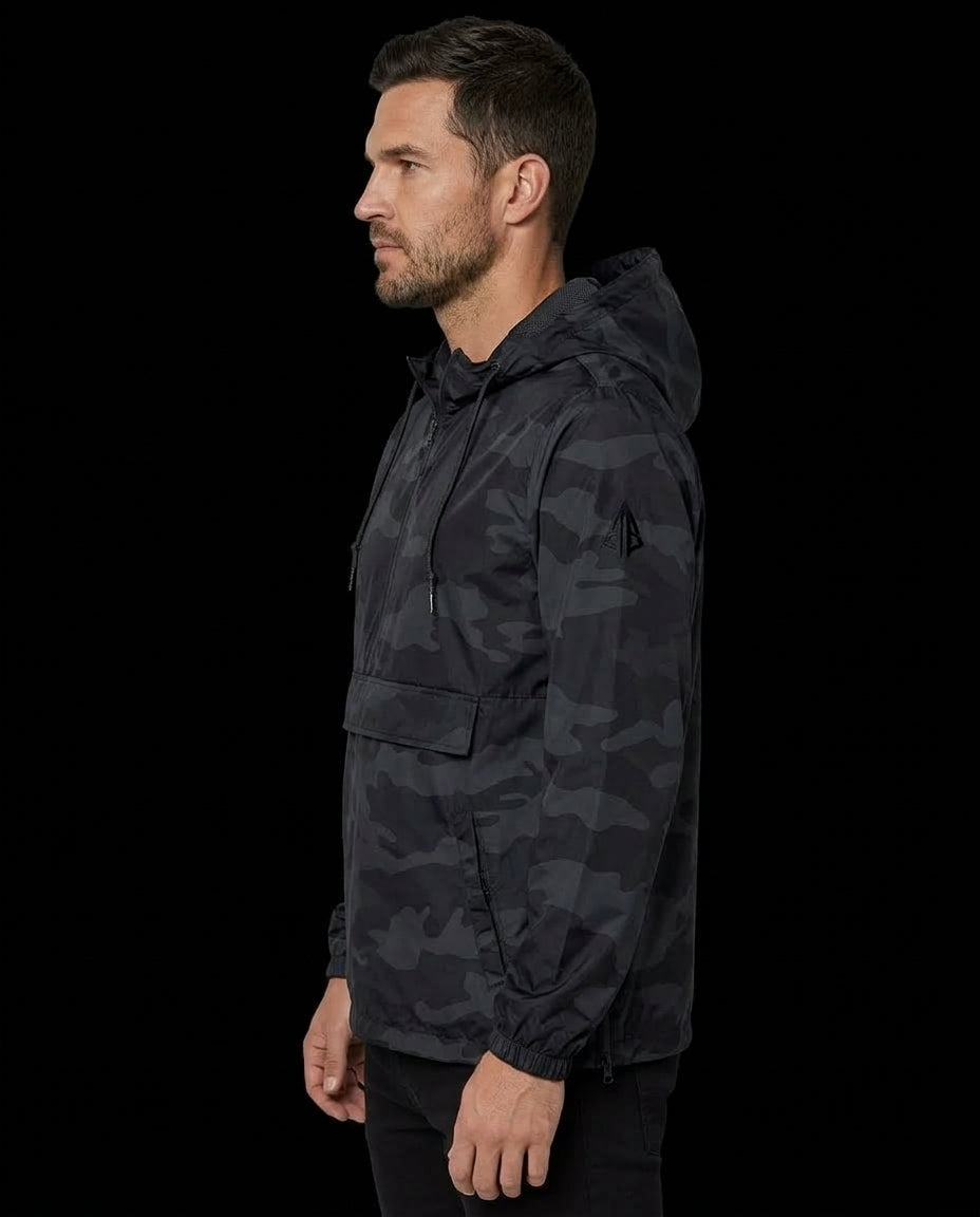 NEED SAMPLING Defender Anorak Jacket Forest Camo