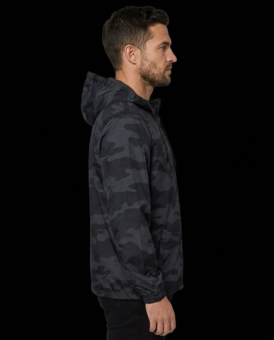 NEED SAMPLING Defender Anorak Jacket Forest Camo